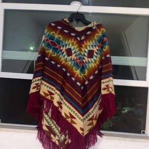 Tribal festival poncho unisex from Peru 🇵🇪